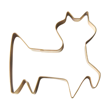 Lisa Larson Felix forma para bolo - Ouro - Pluto Design