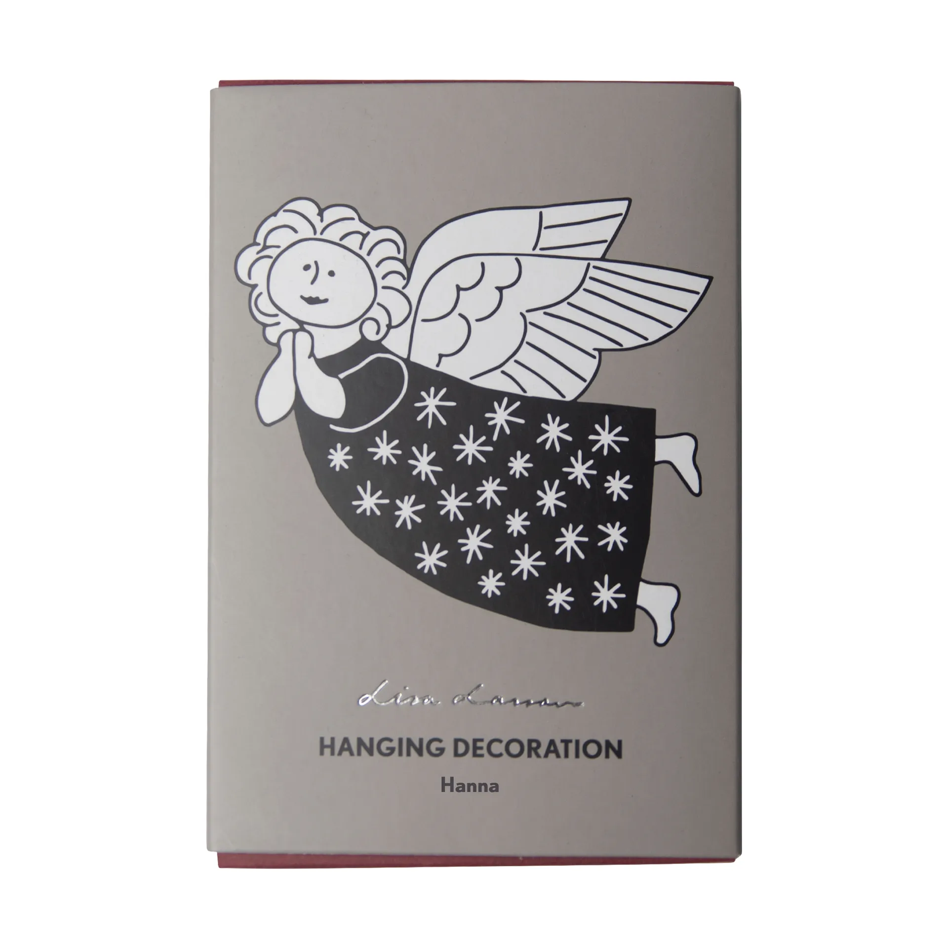 Lisa Larson Hanna pendente decorativo, Prata Pluto Design