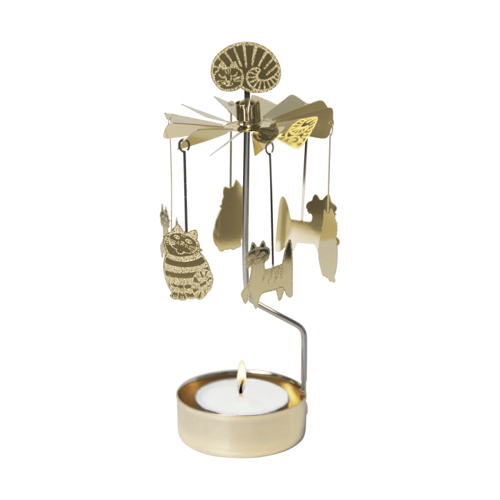 Lisa Larson katter móbile para velas de anjos - Ouro - Pluto Design