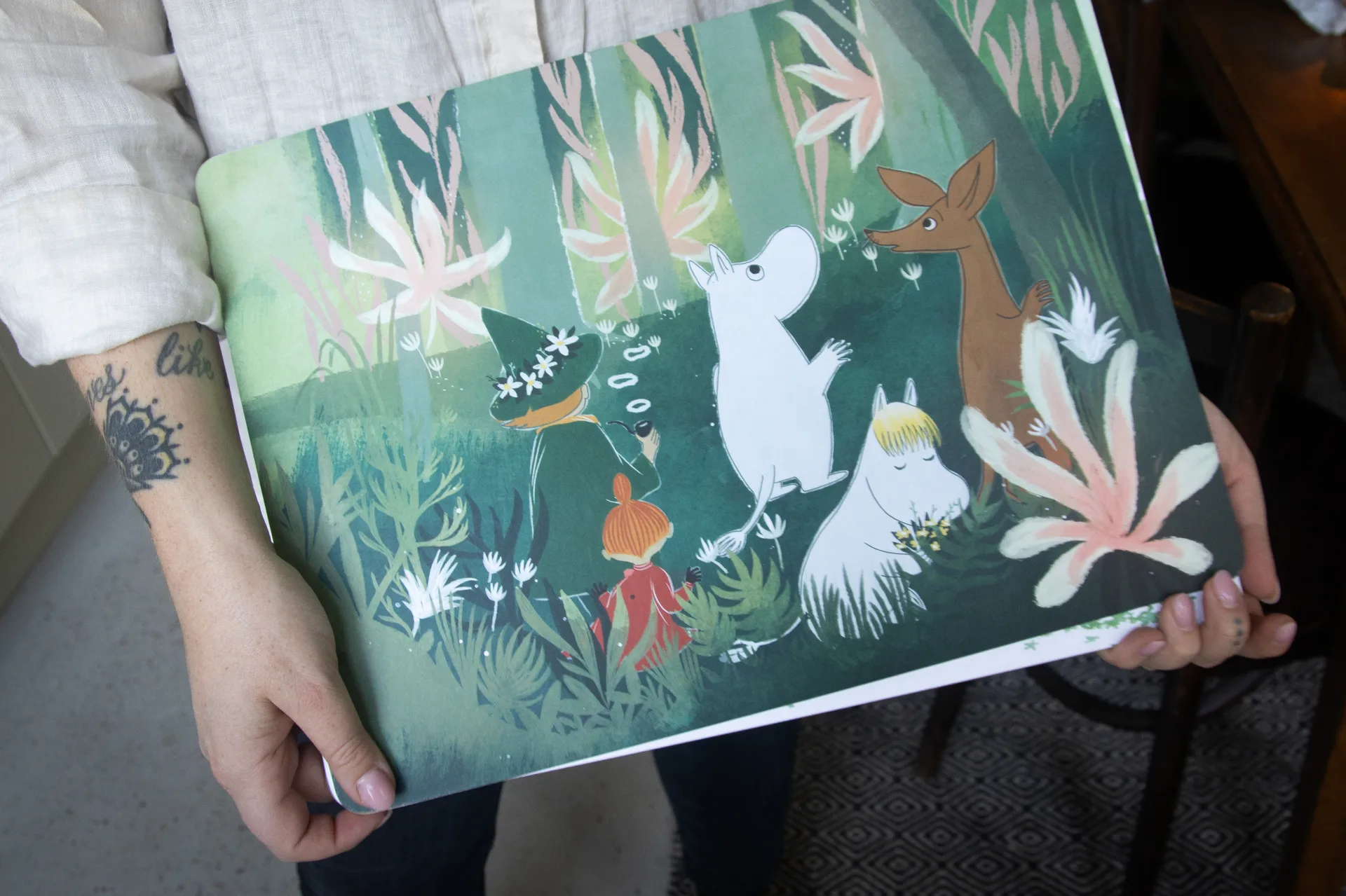 Moomin individual de mesa 2 unid., Multi Pluto Design