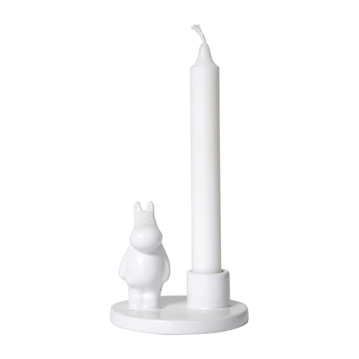 Moomin suporte de vela em cerâmica - Branco - Pluto Design
