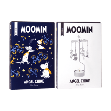 Mumin móbile para velas de anjos XL - Primeira neve, prata - Pluto Design