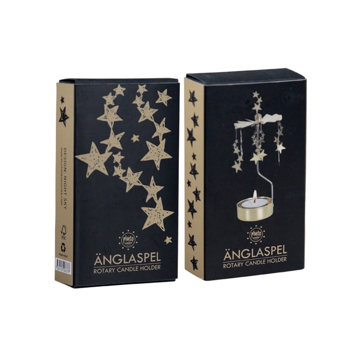 Noite Sky Anjo voador , Dourado Pluto Design