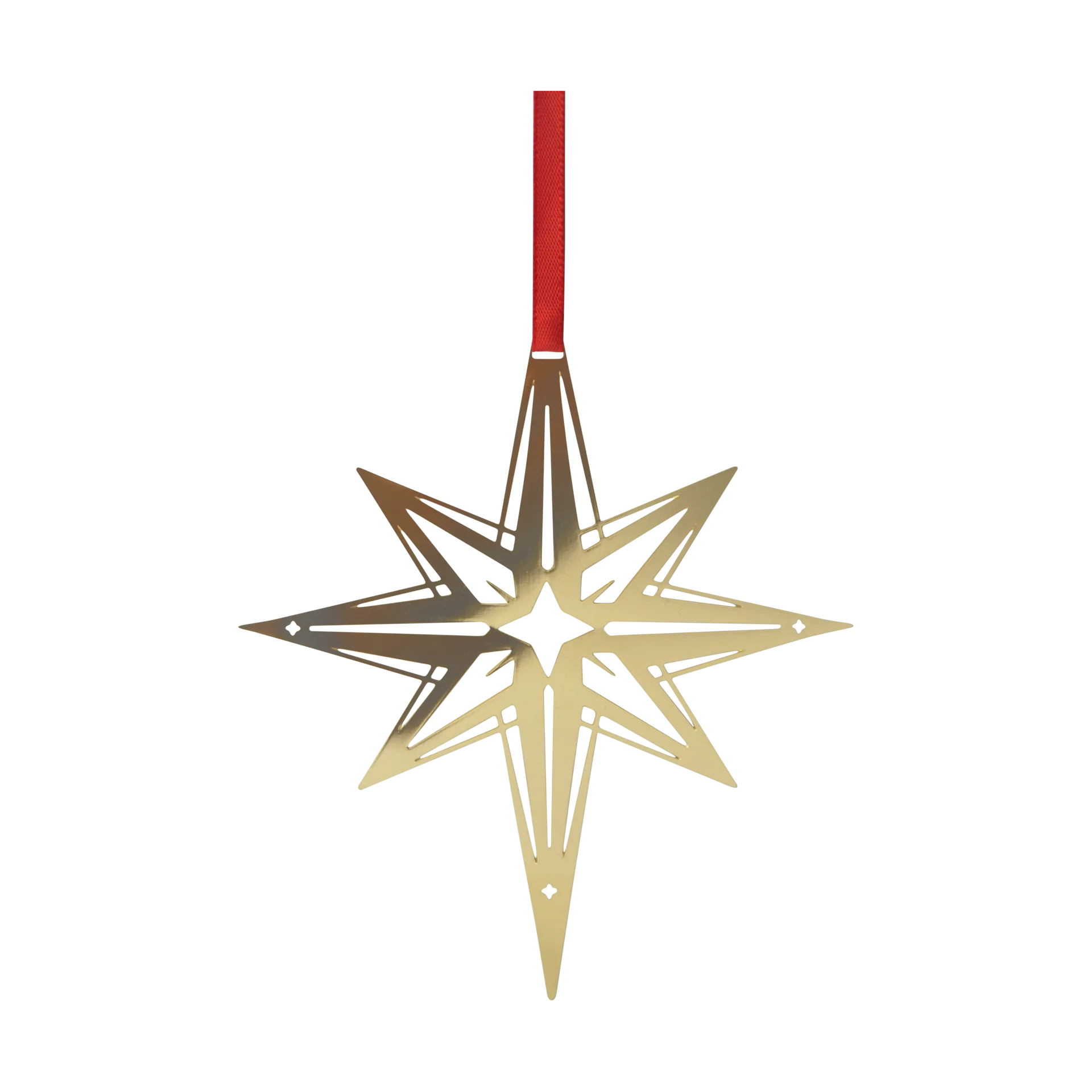 Northern Star L enfeite de Natal, Ouro Pluto Design