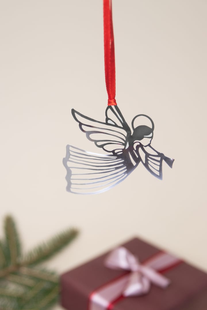 Pingente de Natal Anjo Voador, Prata Pluto Design