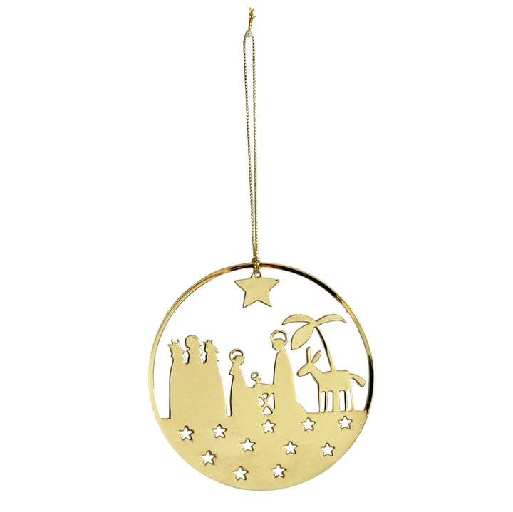 Pluto decoração de Natal - presépio, dourado - Pluto Design