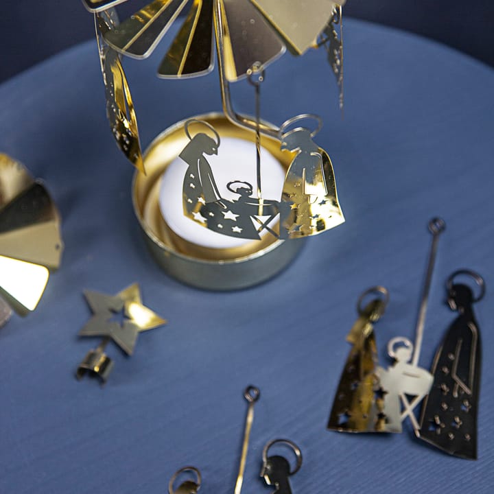  Presépio de família Anjo vo, Dourado Pluto Design