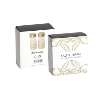 Saleiro e pimenteiro Sun - Dourado-vidro - Pluto Design