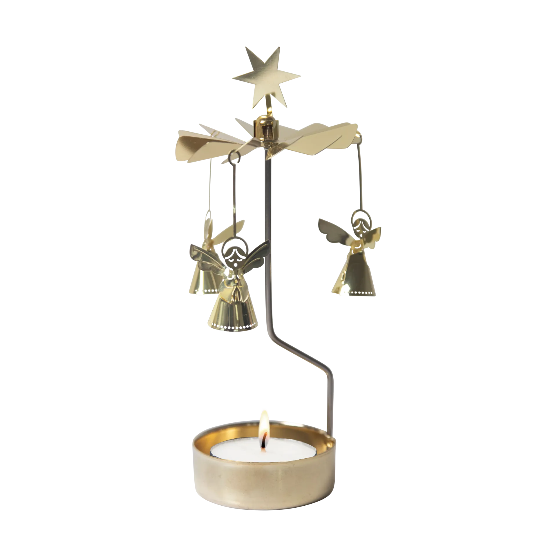 Singing angel 3D móbile para velas de anjos, Ouro Pluto Design
