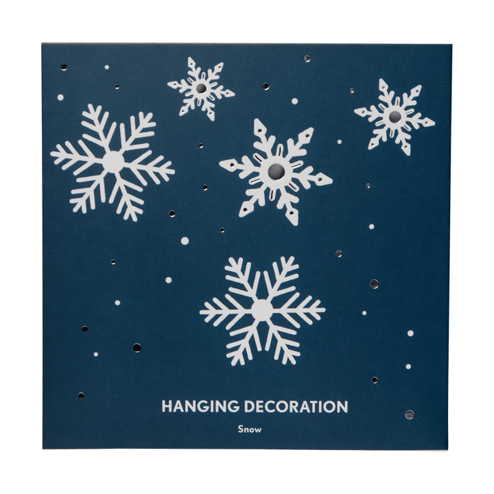 Snow enfeite de Natal, Prata Pluto Design