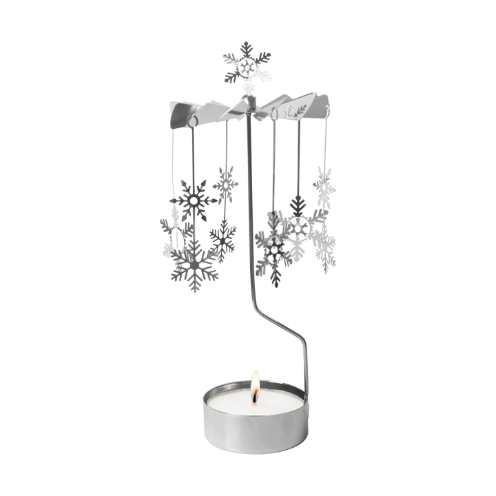 Snowfall móbile para velas de anjos XL - Prata - Pluto Design