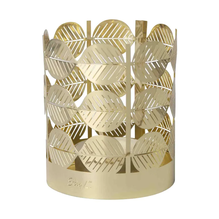 Stig L Berså castiçal para vela tealight - Ouro - Pluto Design