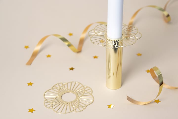 Suporte vela Sun 2-unidades, Dourado Pluto Design
