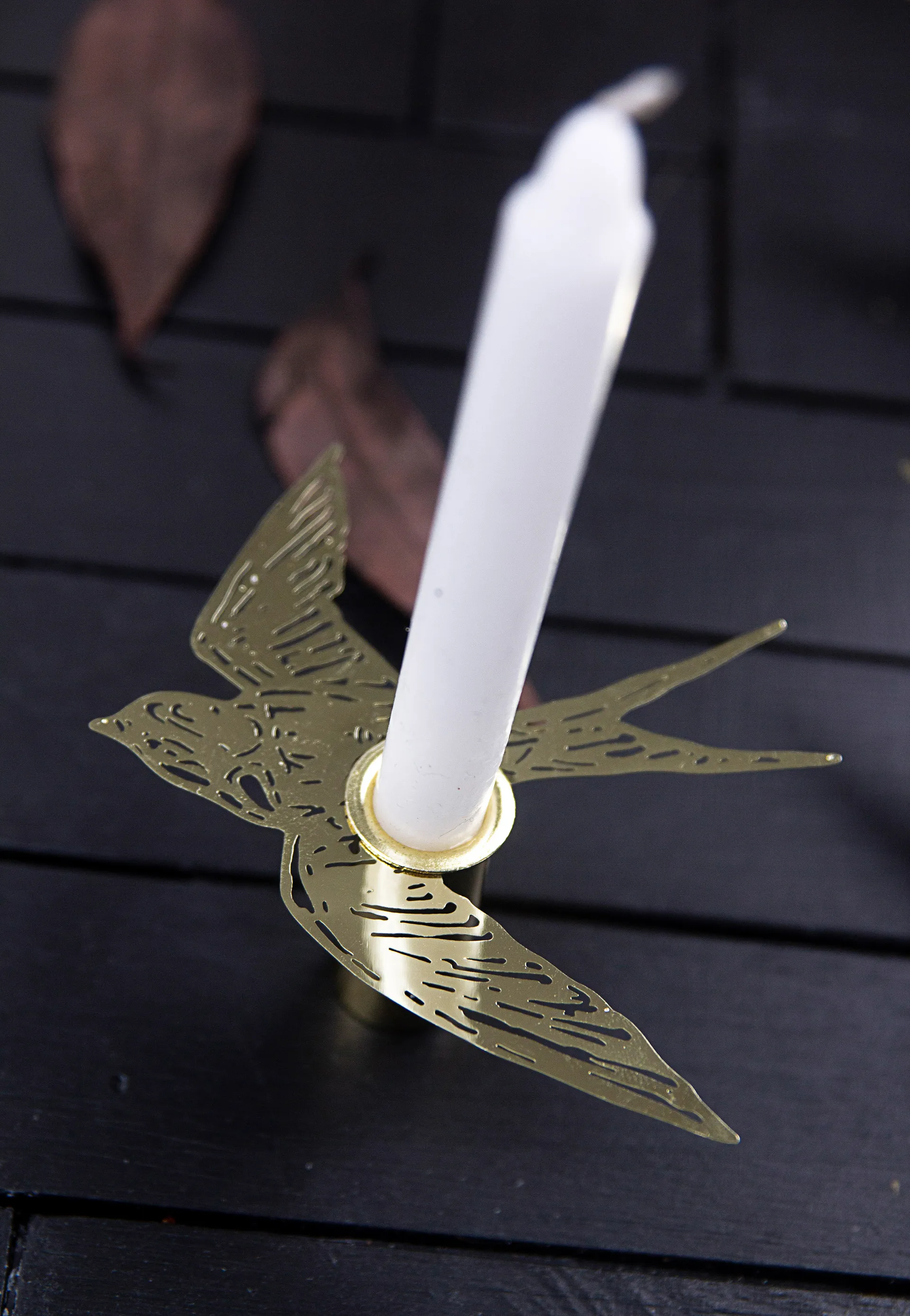 Suportes de velas Svalor, Dourado Pluto Design