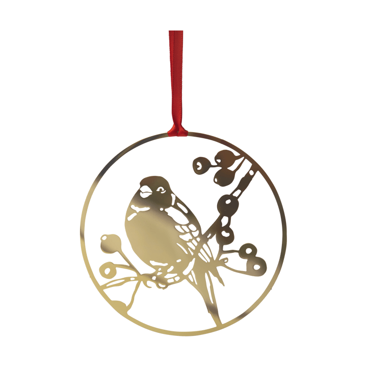 Winter Bird L enfeite de Natal - Ouro - Pluto Design