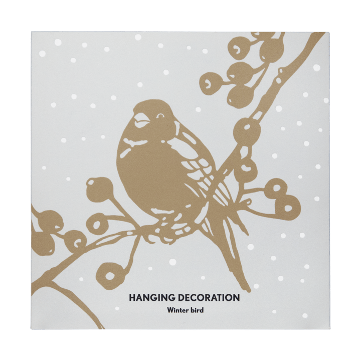 Winter Bird L enfeite de Natal, Ouro Pluto Design