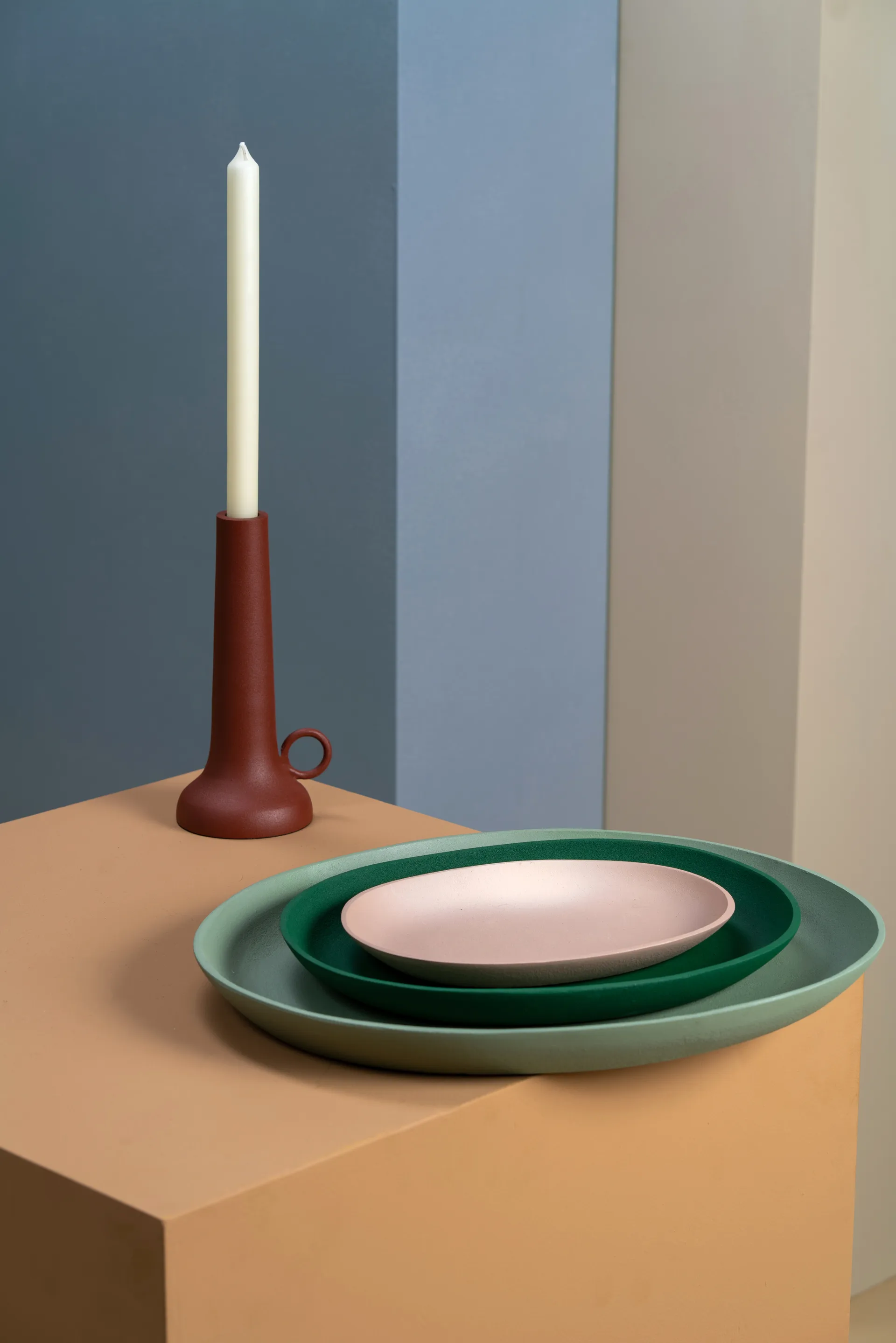 Bandeja Greek 3 peças , Verde escuro  POLSPOTTEN