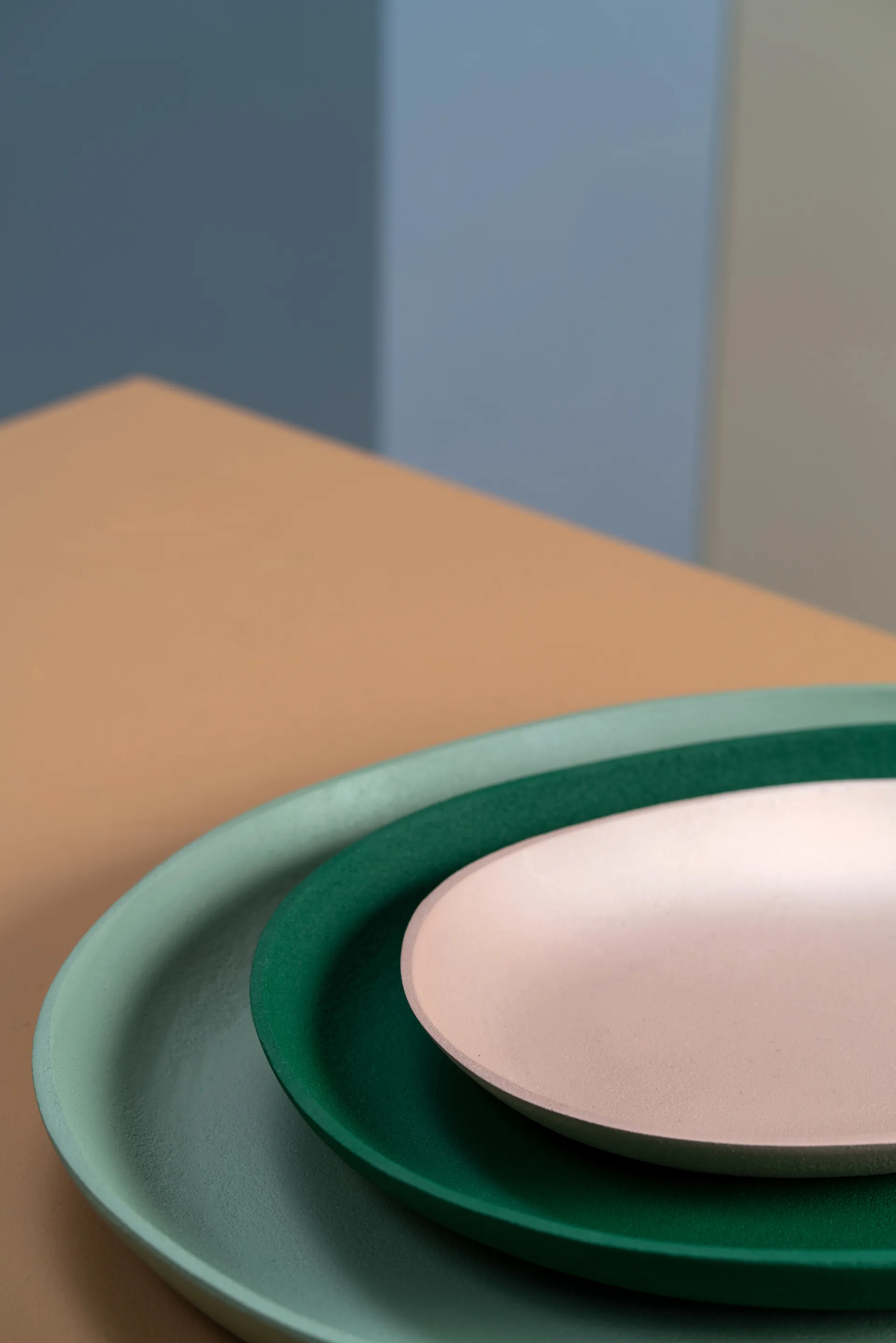 Bandeja Greek 3 peças , Verde escuro  POLSPOTTEN