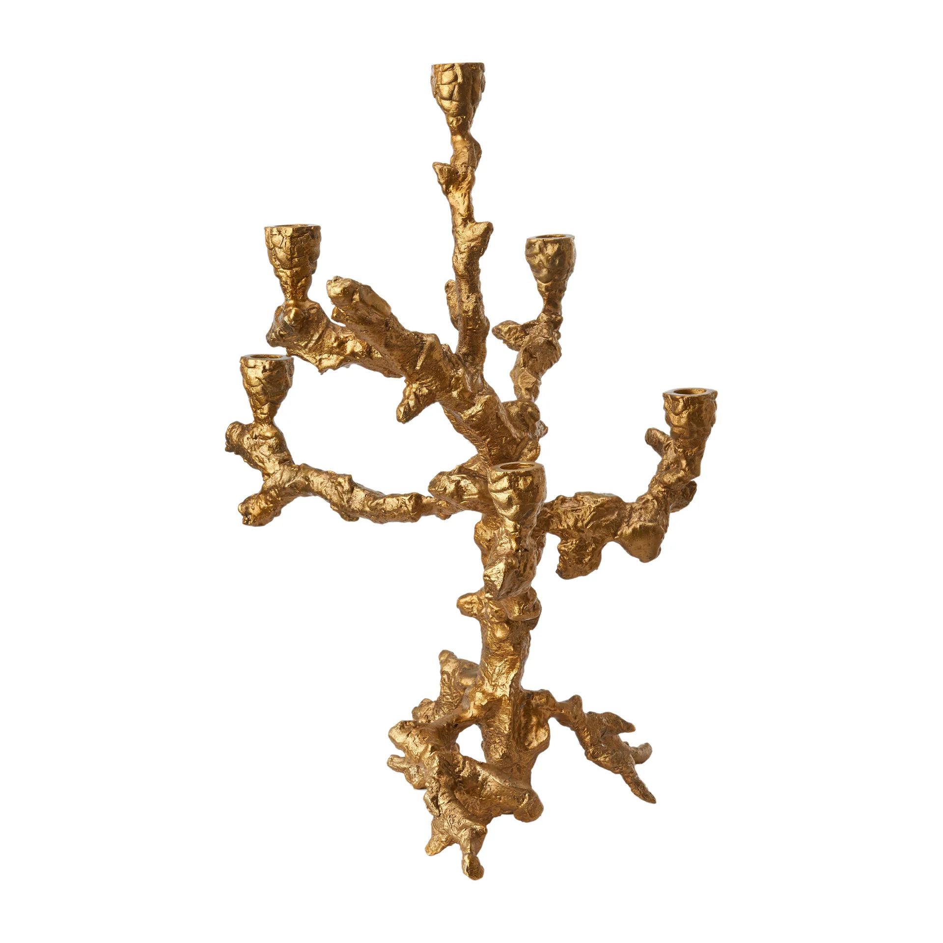 Castiçal Apple Tree L 53 cm, Dourado  POLSPOTTEN
