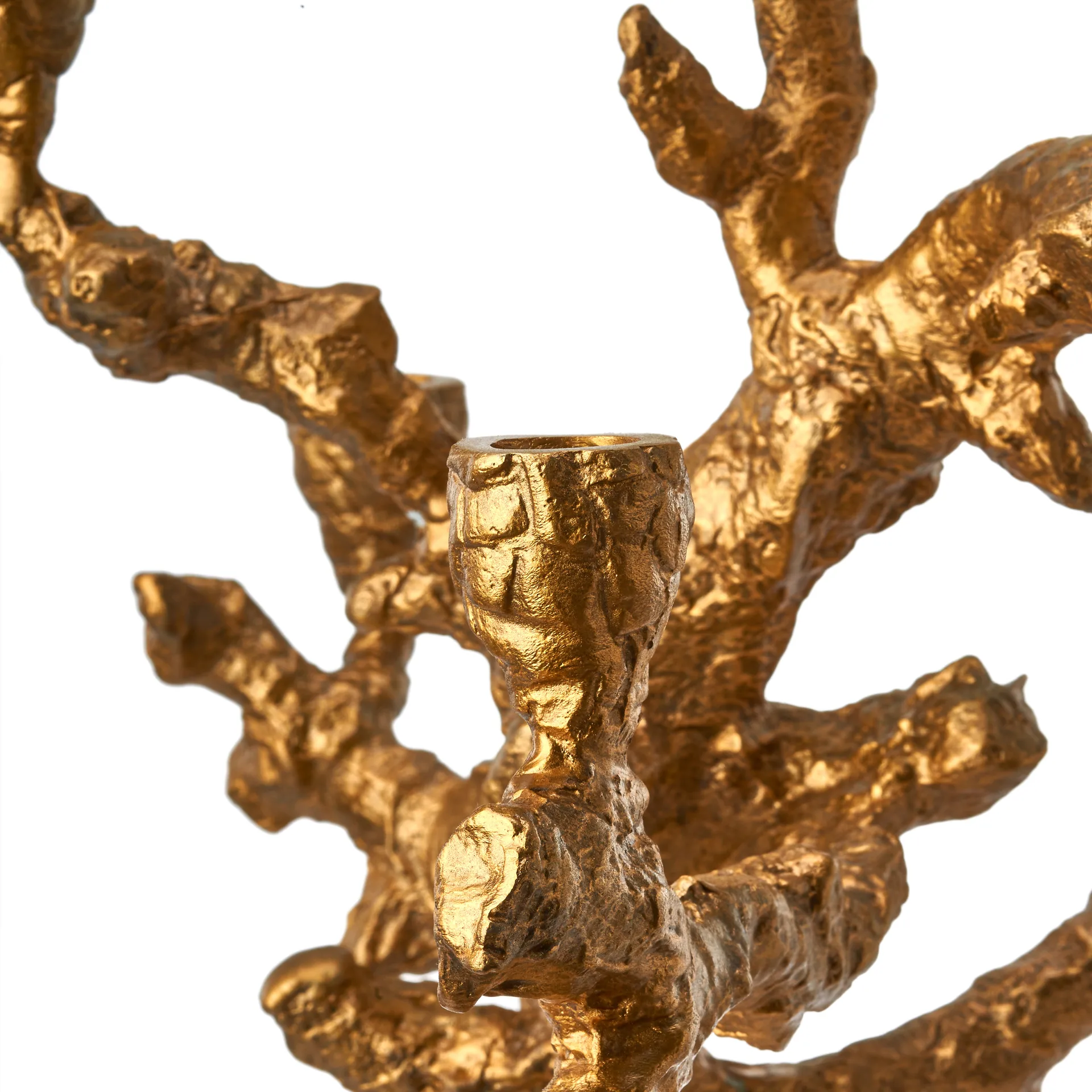 Castiçal Apple Tree L 53 cm, Dourado  POLSPOTTEN