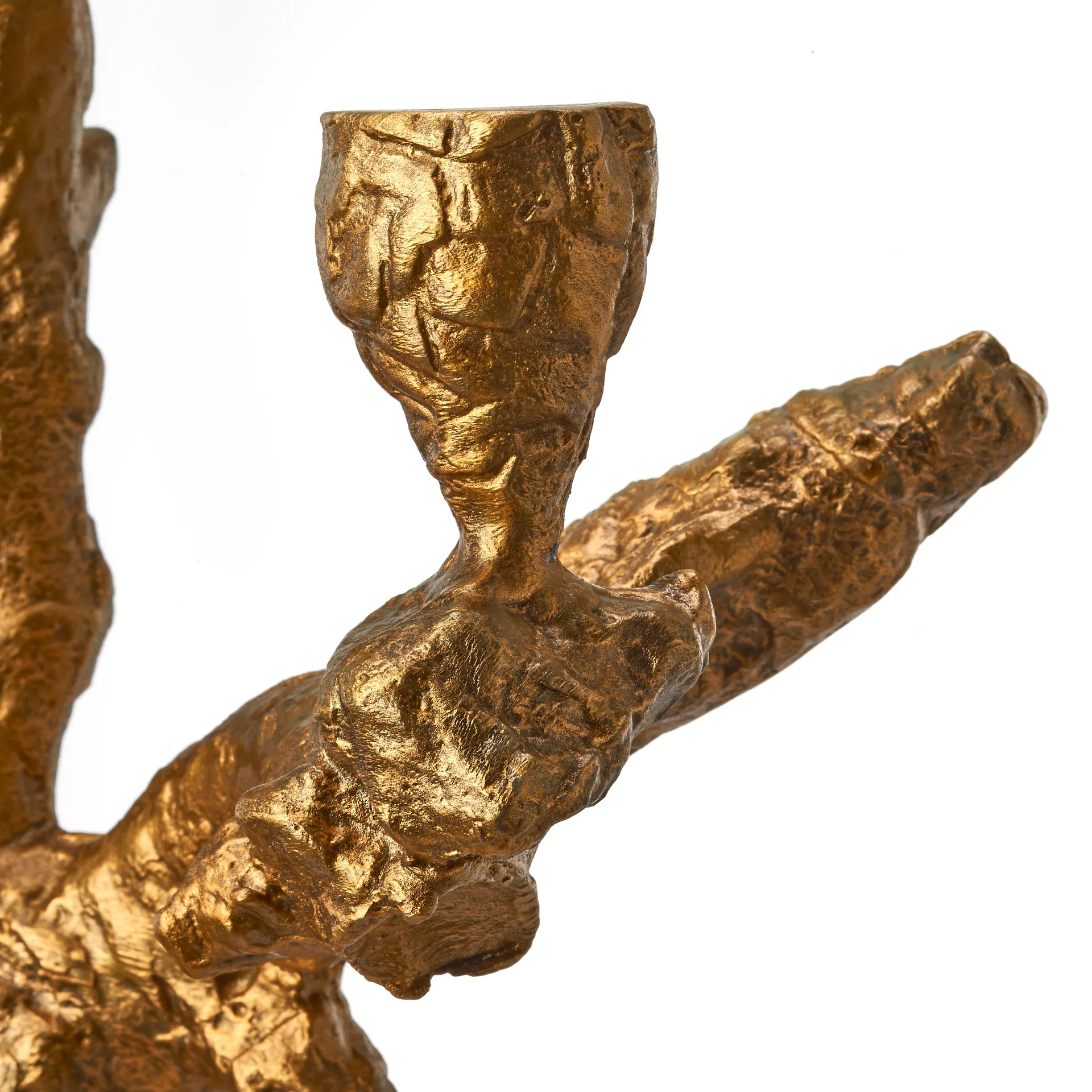 Castiçal Apple Tree L 53 cm, Dourado  POLSPOTTEN