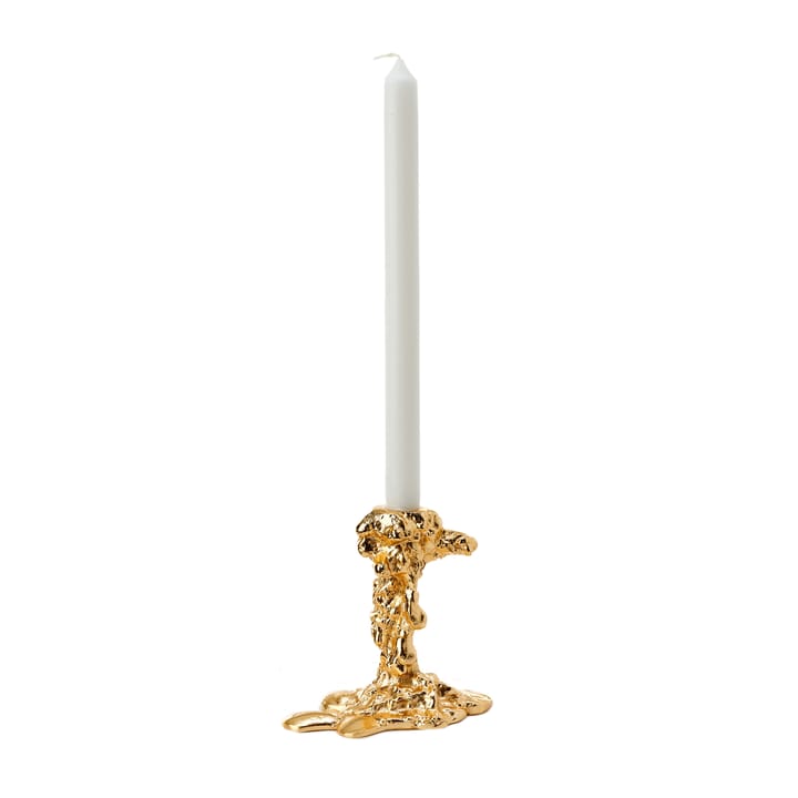 Castiçal Drip S 14 cm, Dourado  POLSPOTTEN