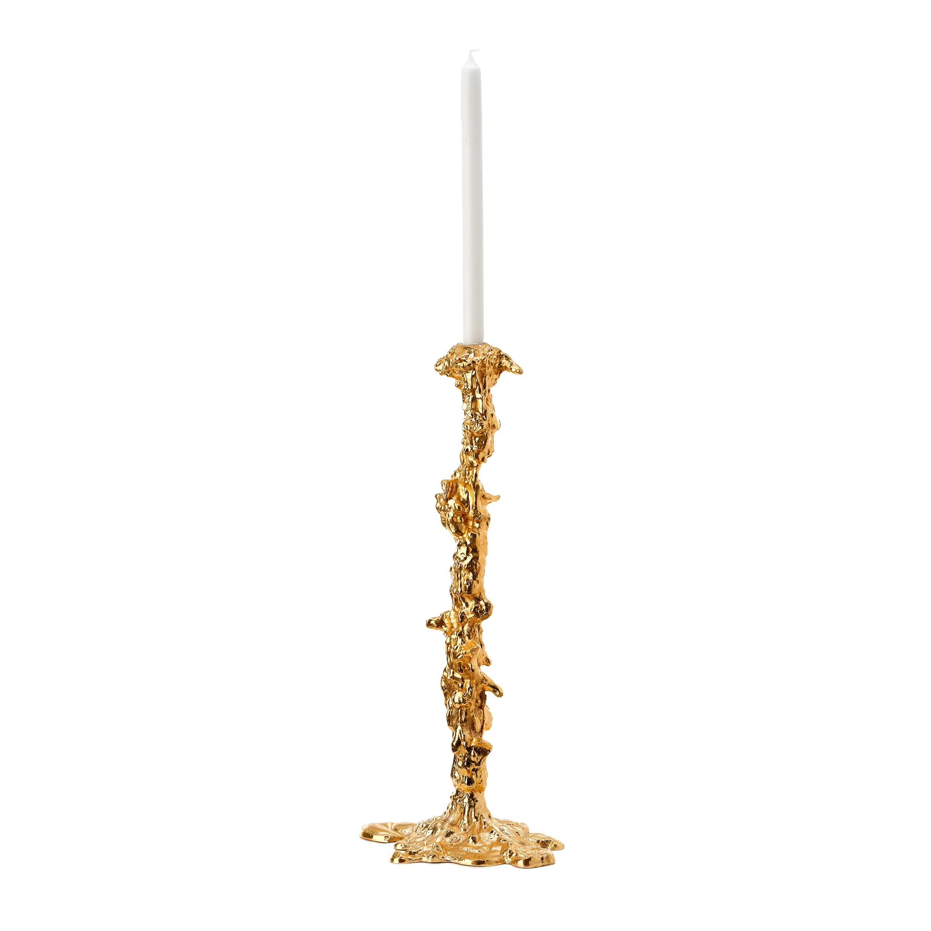 Castiçal Drip XXL 50 cm, Dourado POLSPOTTEN