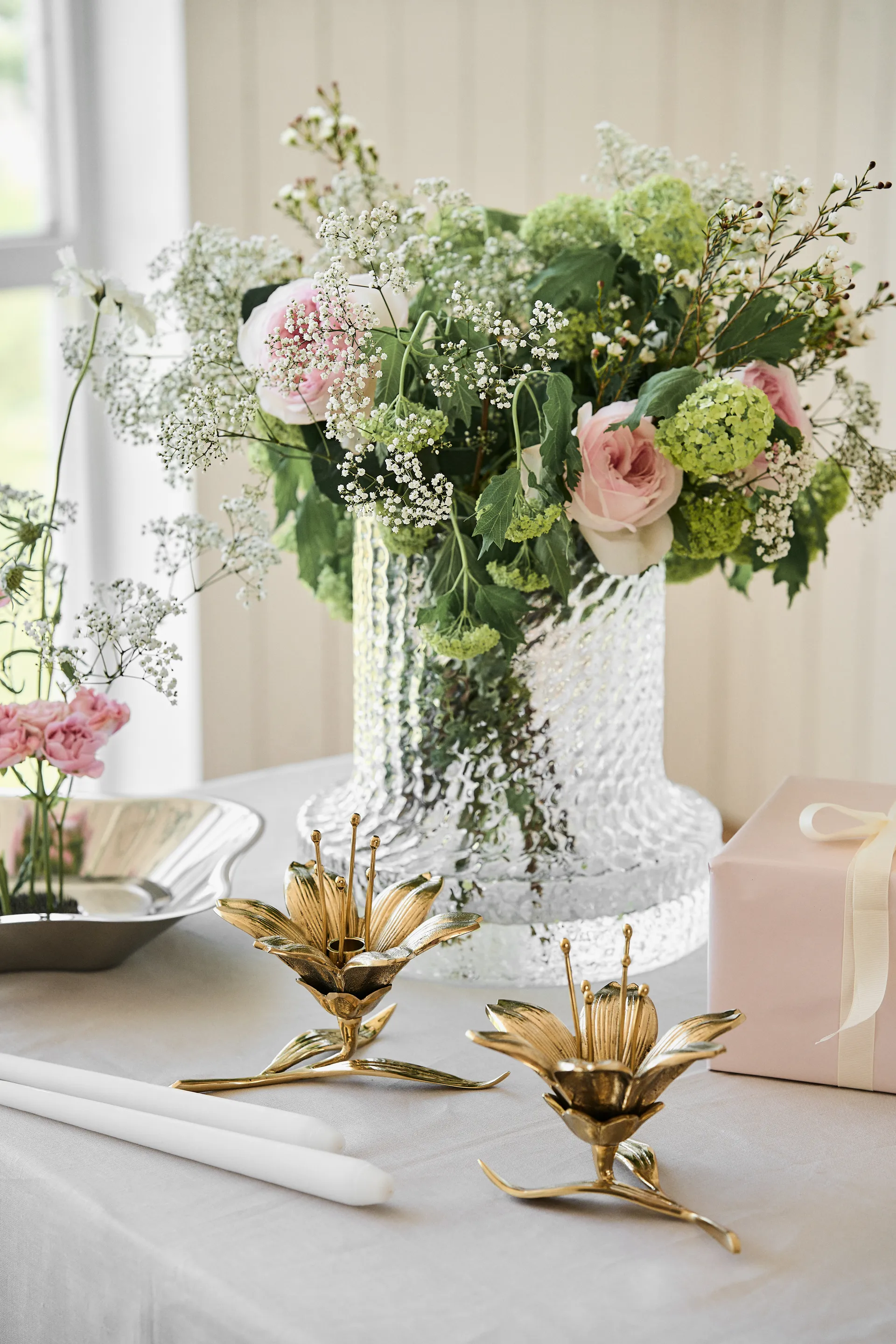 Castiçal Lilly 15 cm, Dourado POLSPOTTEN