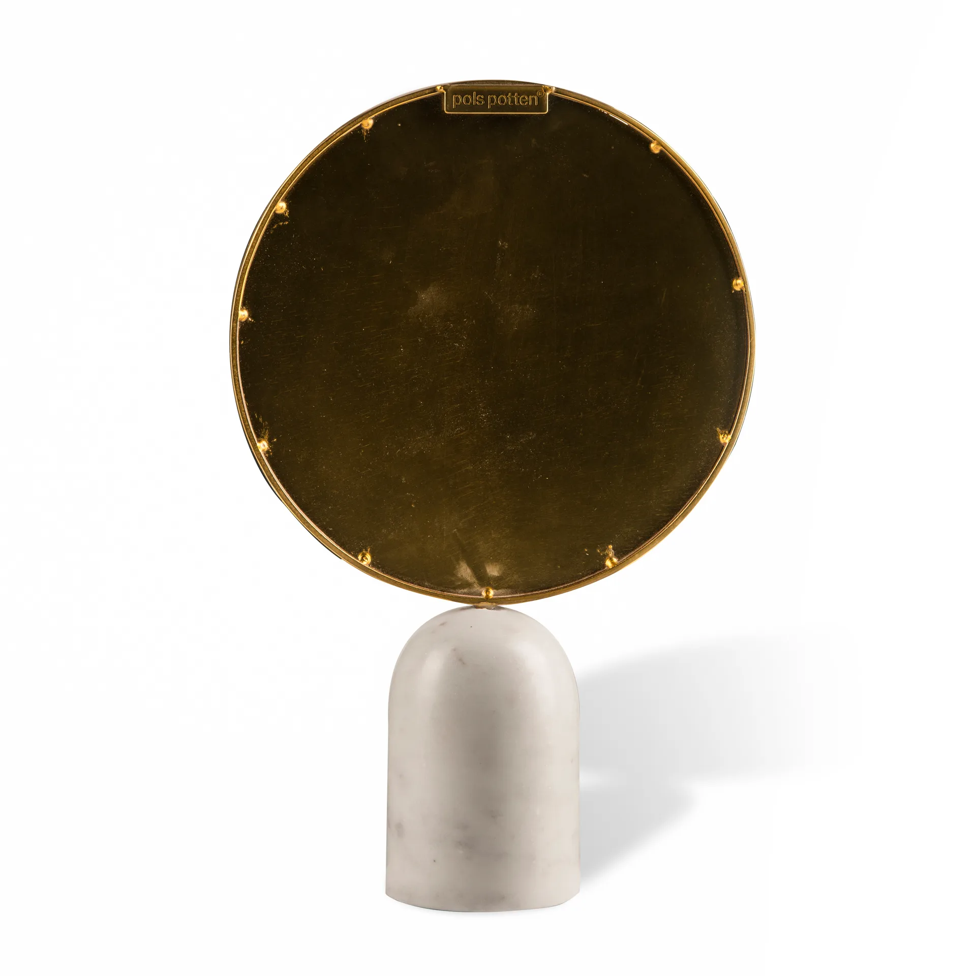 MármoreMesa espelhada redonda Mármore, Branco  POLSPOTTEN