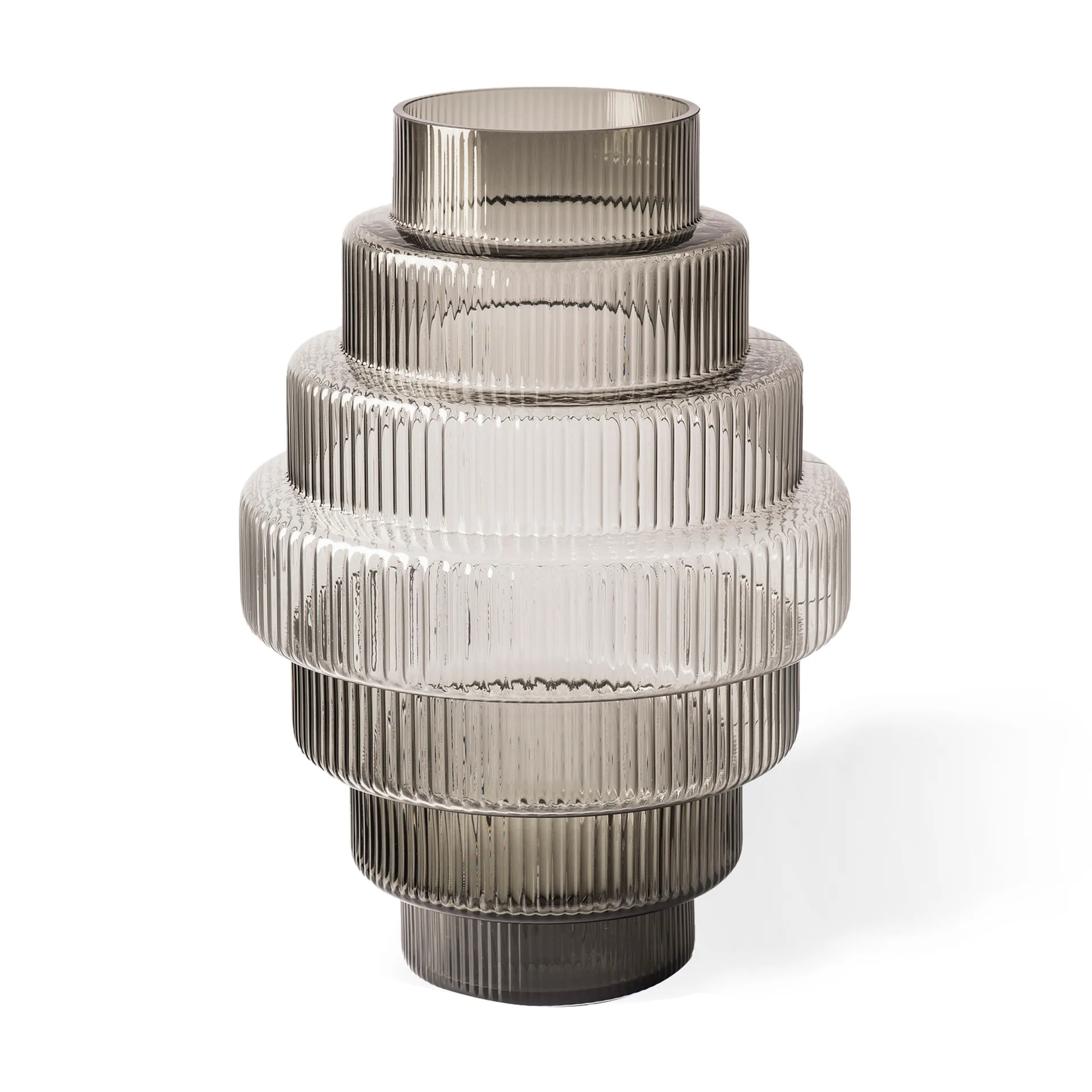 Vaso S 30 cm Steps, Cinzento escuro POLSPOTTEN