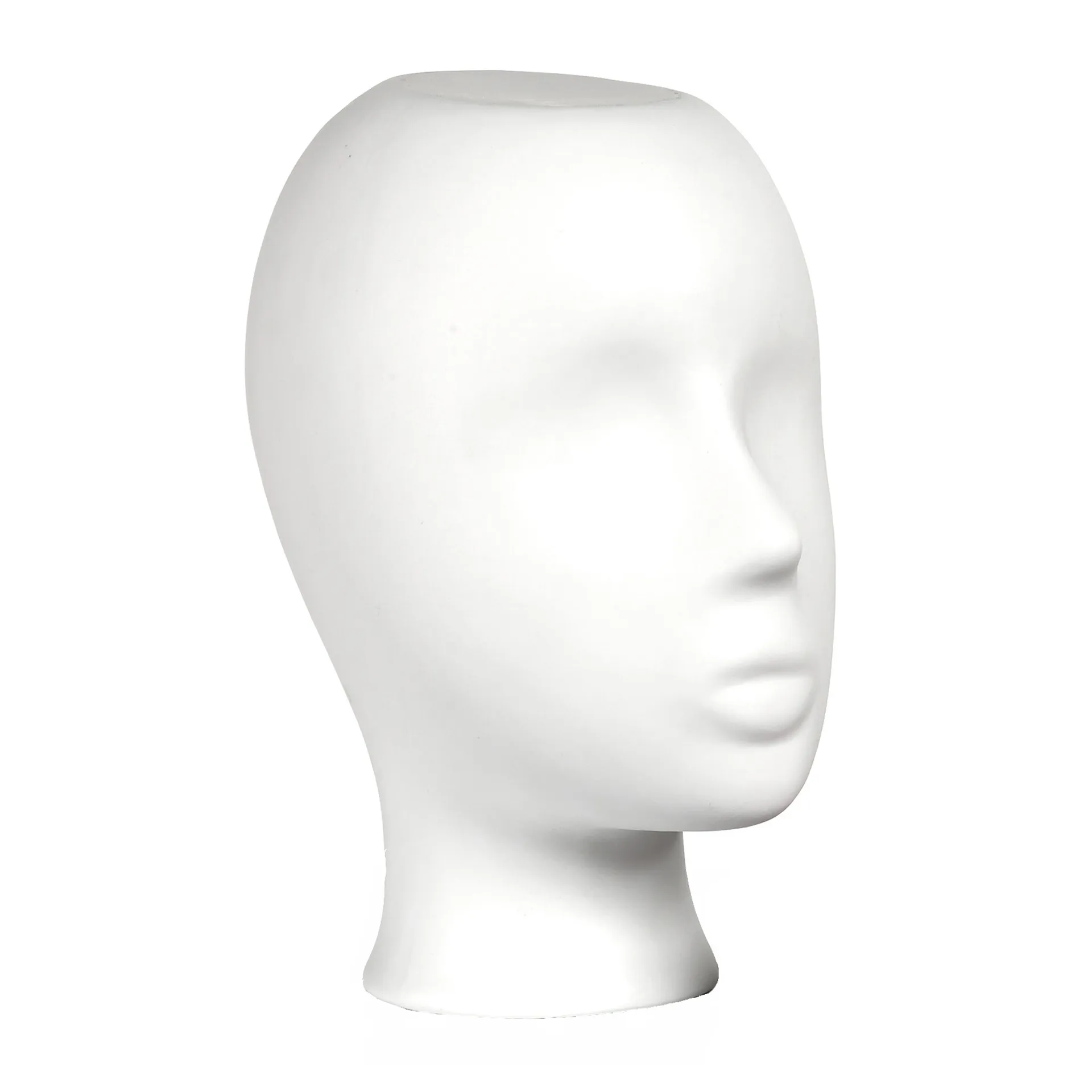 Vaso Upside-down head 25 cm, Branco POLSPOTTEN