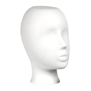 Vaso Upside-down head 25 cm - Branco - POLSPOTTEN