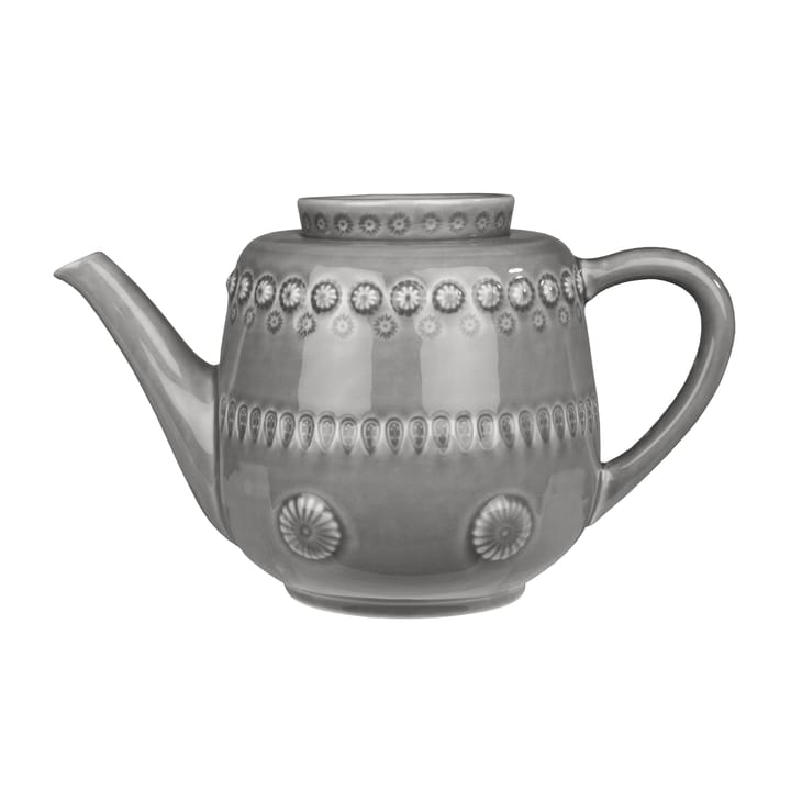 Bule de chá Daisy - soft grey - PotteryJo