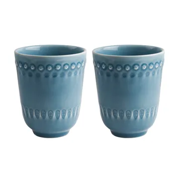 Caneca Daisy 35 cl 2 un. - dusty blue (azul) - PotteryJo