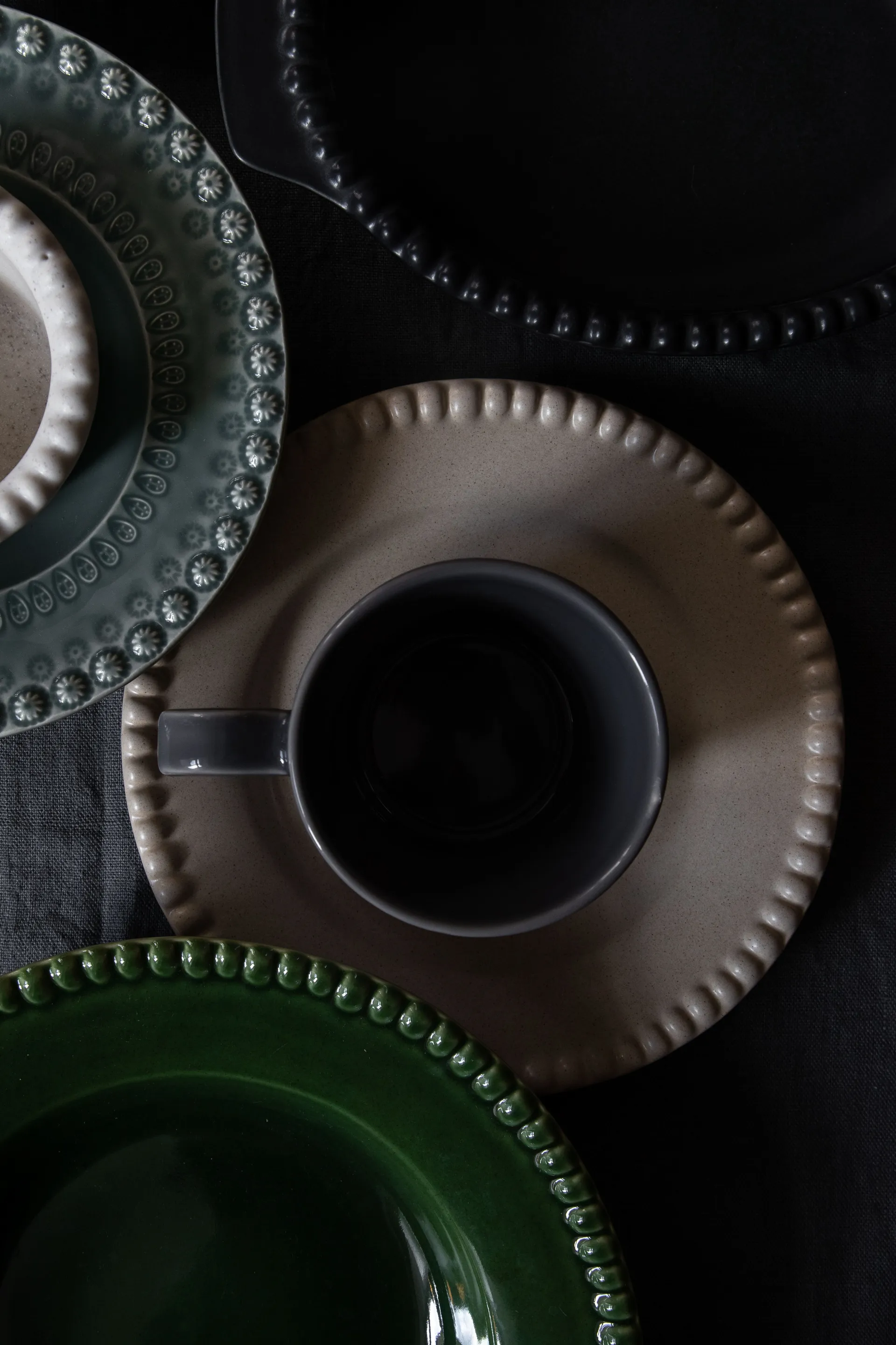 Chávena com asa Daria 2 un., clean grey PotteryJo