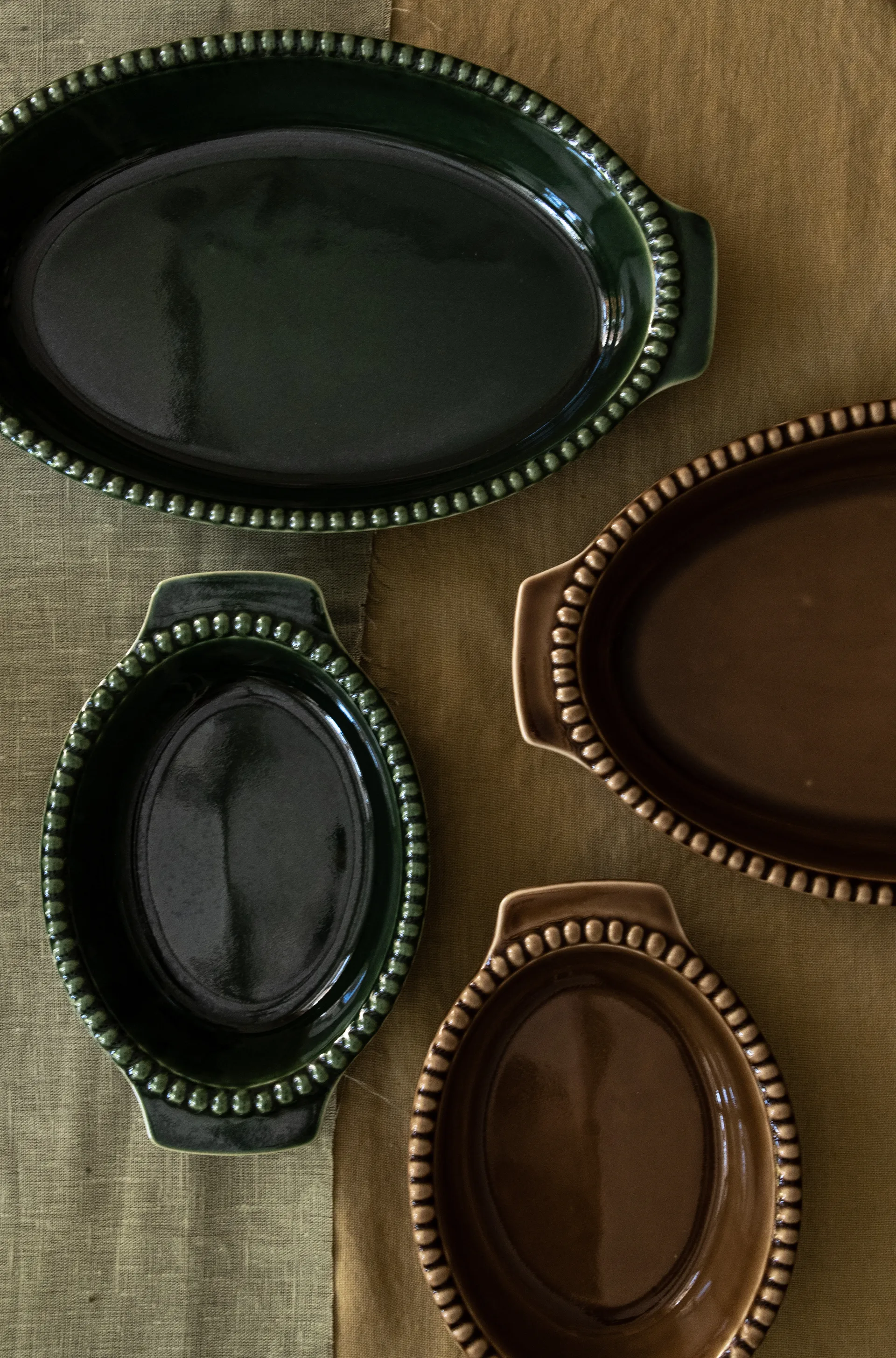 Forma para forno Daria 26 cm, Musgo PotteryJo