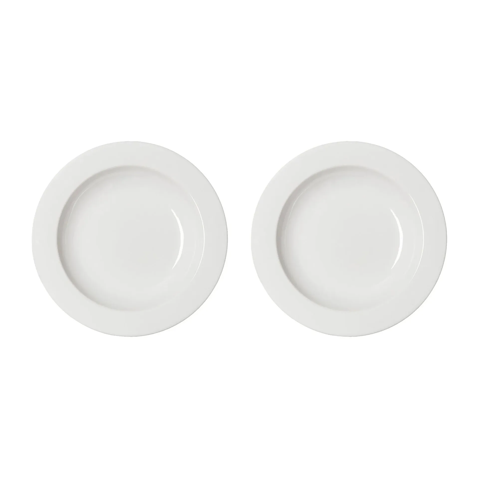 Prato fundo Daga Ø23,5 cm 2-unidades, Branco PotteryJo