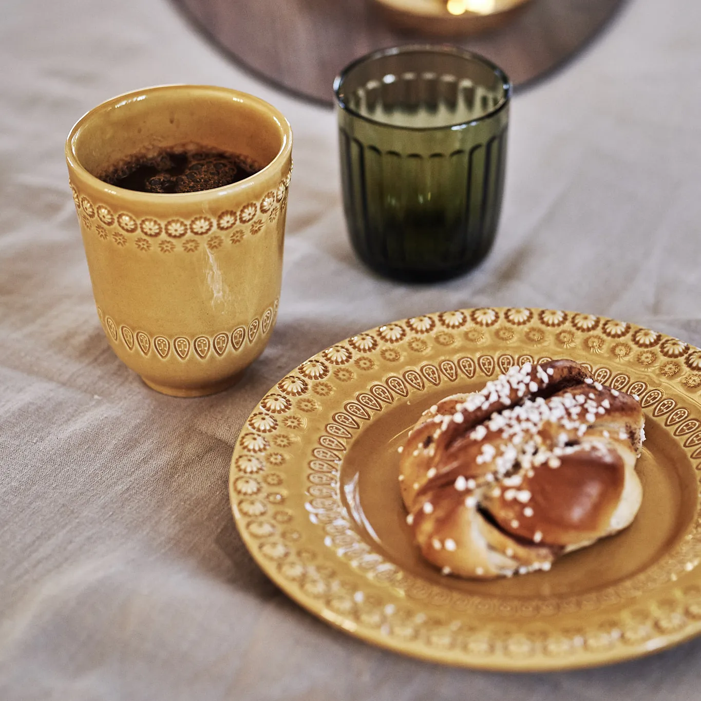 Prato fundo Daisy Ø 22 cm conjunto de 2, sienna (amarelo) PotteryJo