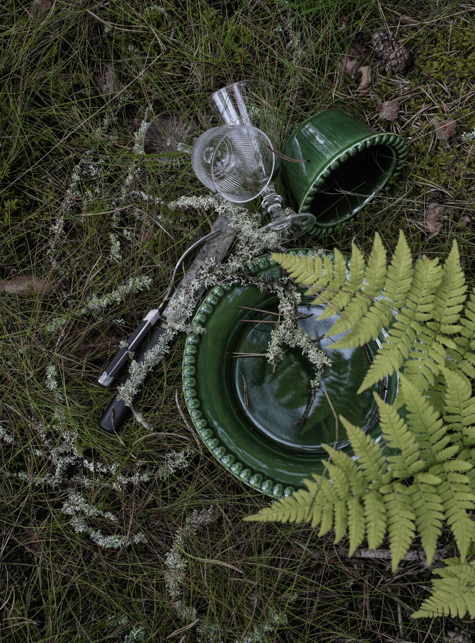 Prato pequeno Daria Ø18 cm, 2 un., Moss PotteryJo