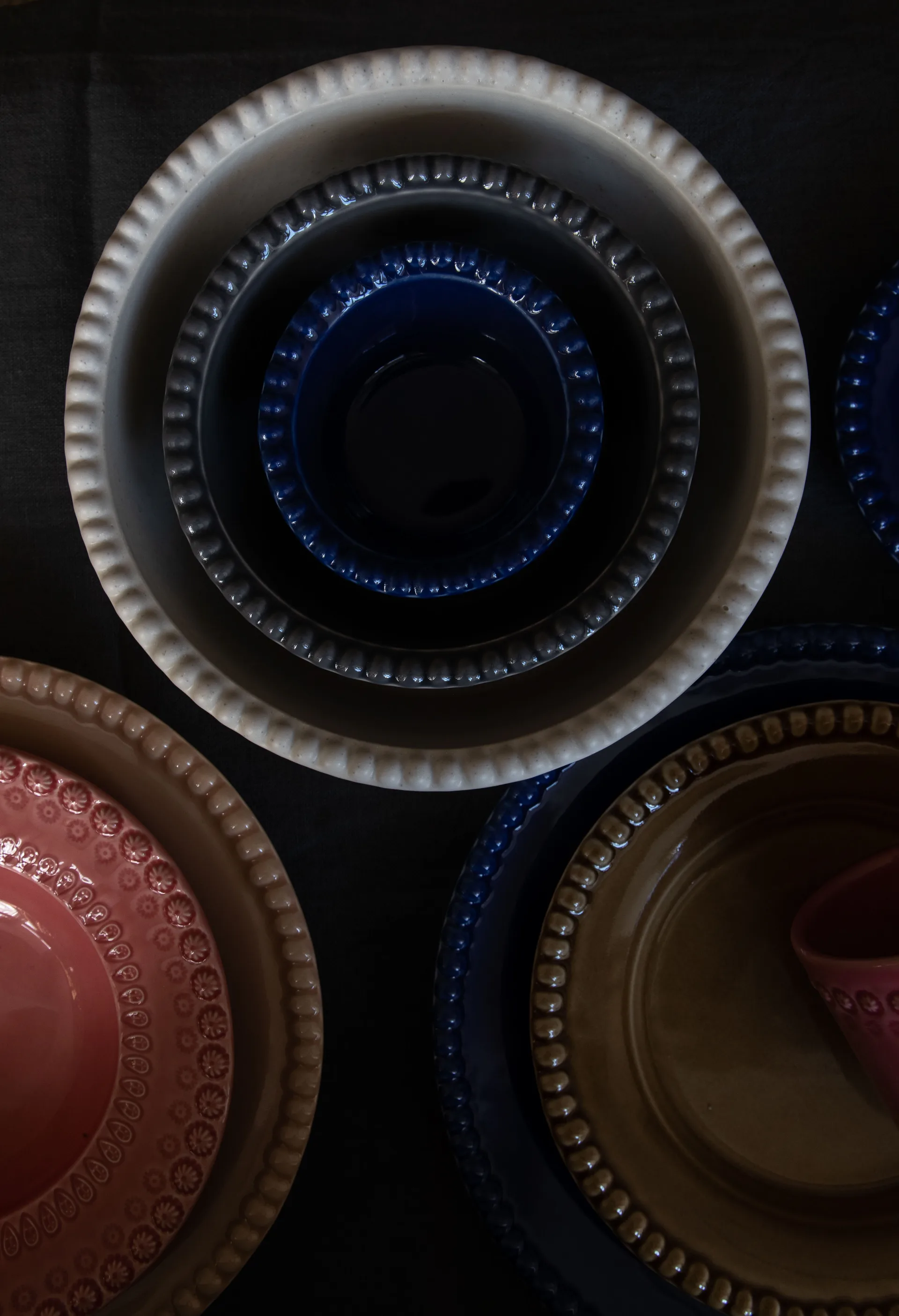 Tigela stoneware Daria Ø23 cm, cotton white PotteryJo