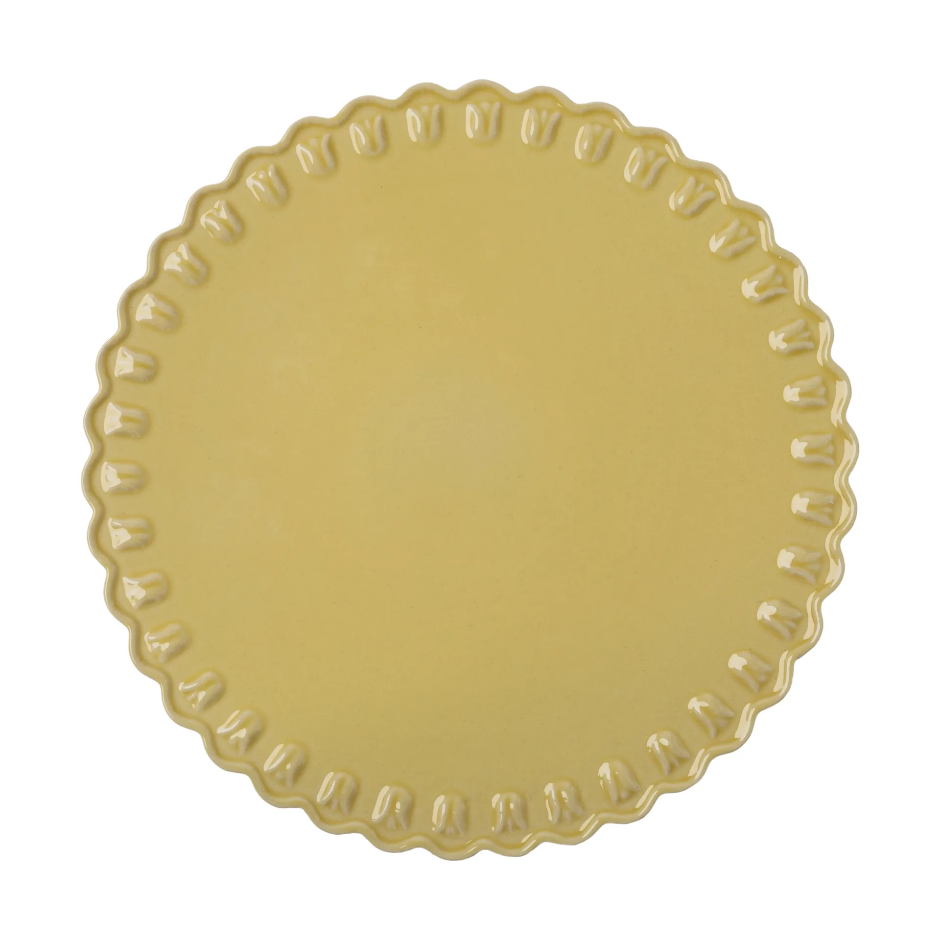 Tulipa base para bolo Ø30 cm, Lua Pálida PotteryJo