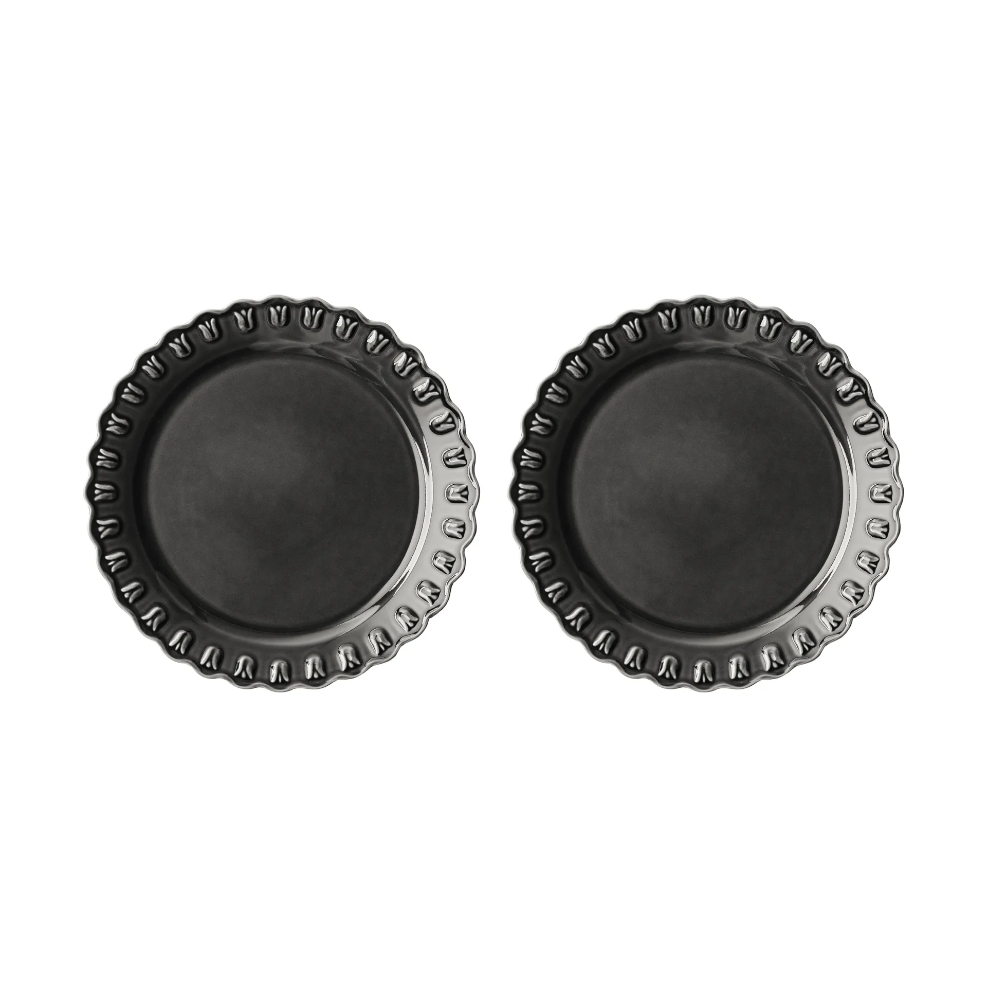 Tulipa prato Ø26 cm 2 unidades, Almost black PotteryJo