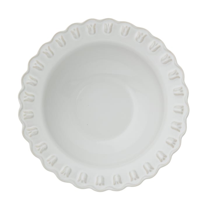 Tulipa tigela de servir grande Ø30 cm - Branco - PotteryJo