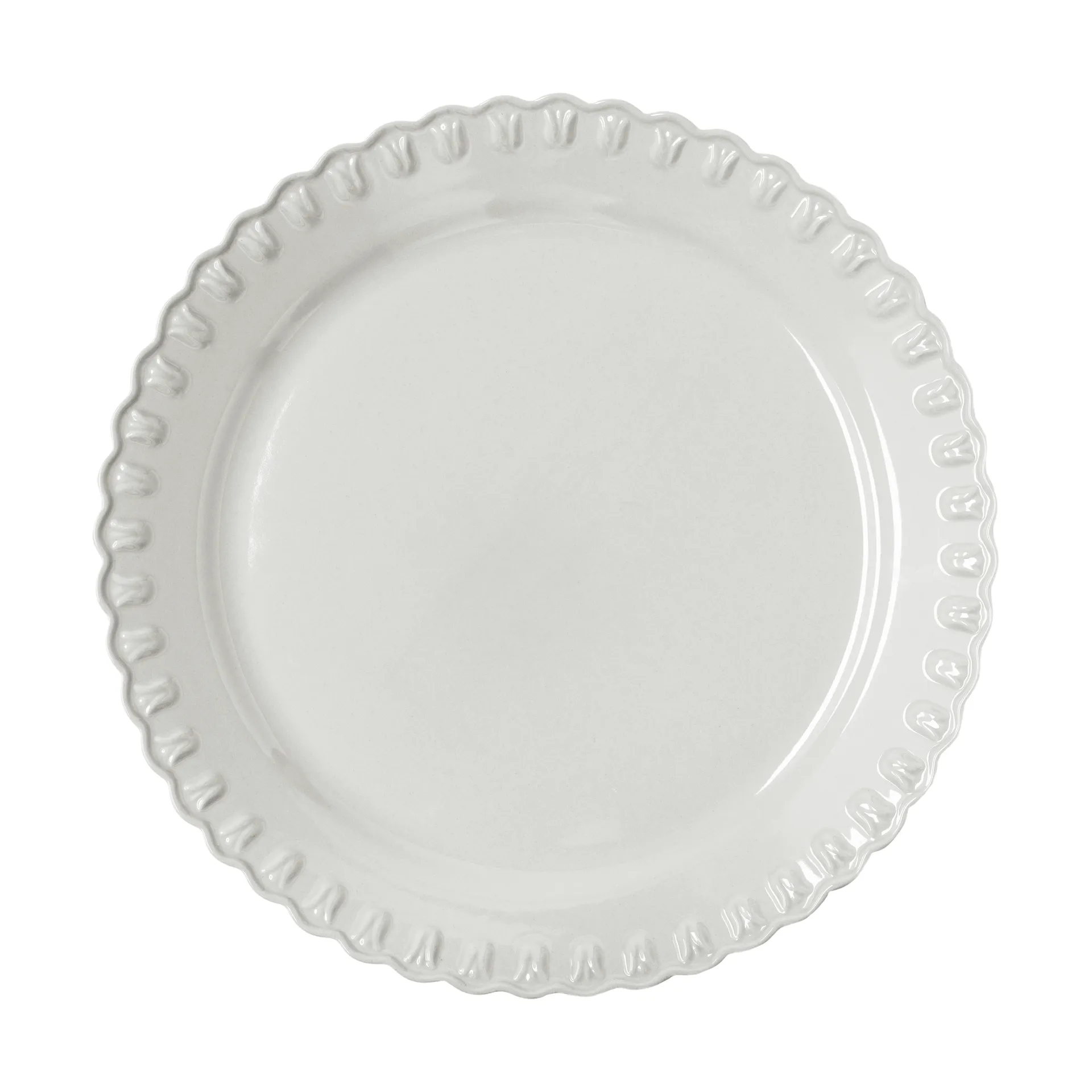 Tulipa travessa de servir Ø37 cm, Branco PotteryJo