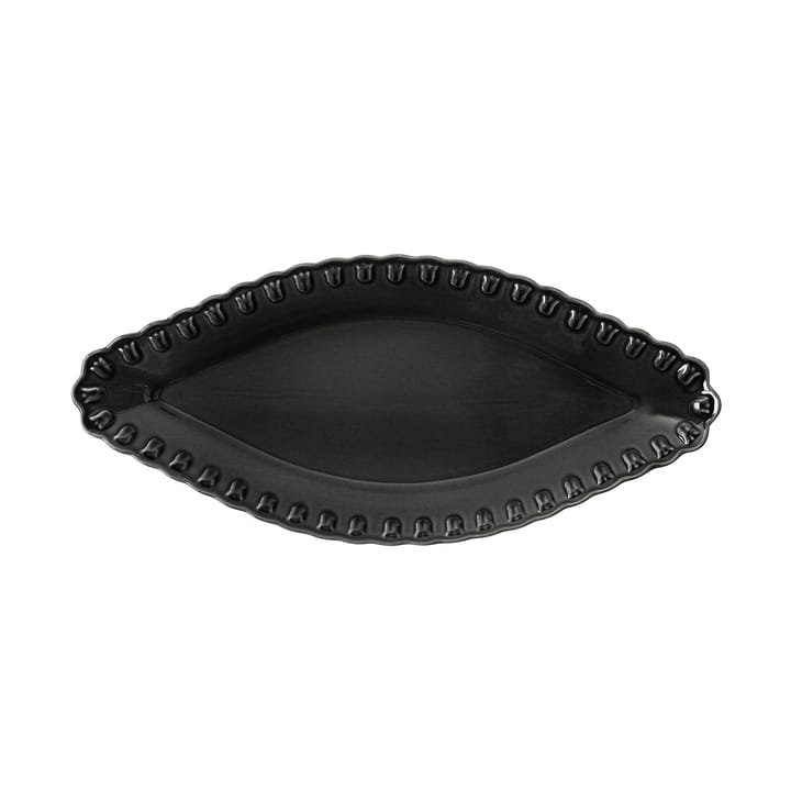 Tulipa travessa oval 20x45 cm - Almost black - PotteryJo