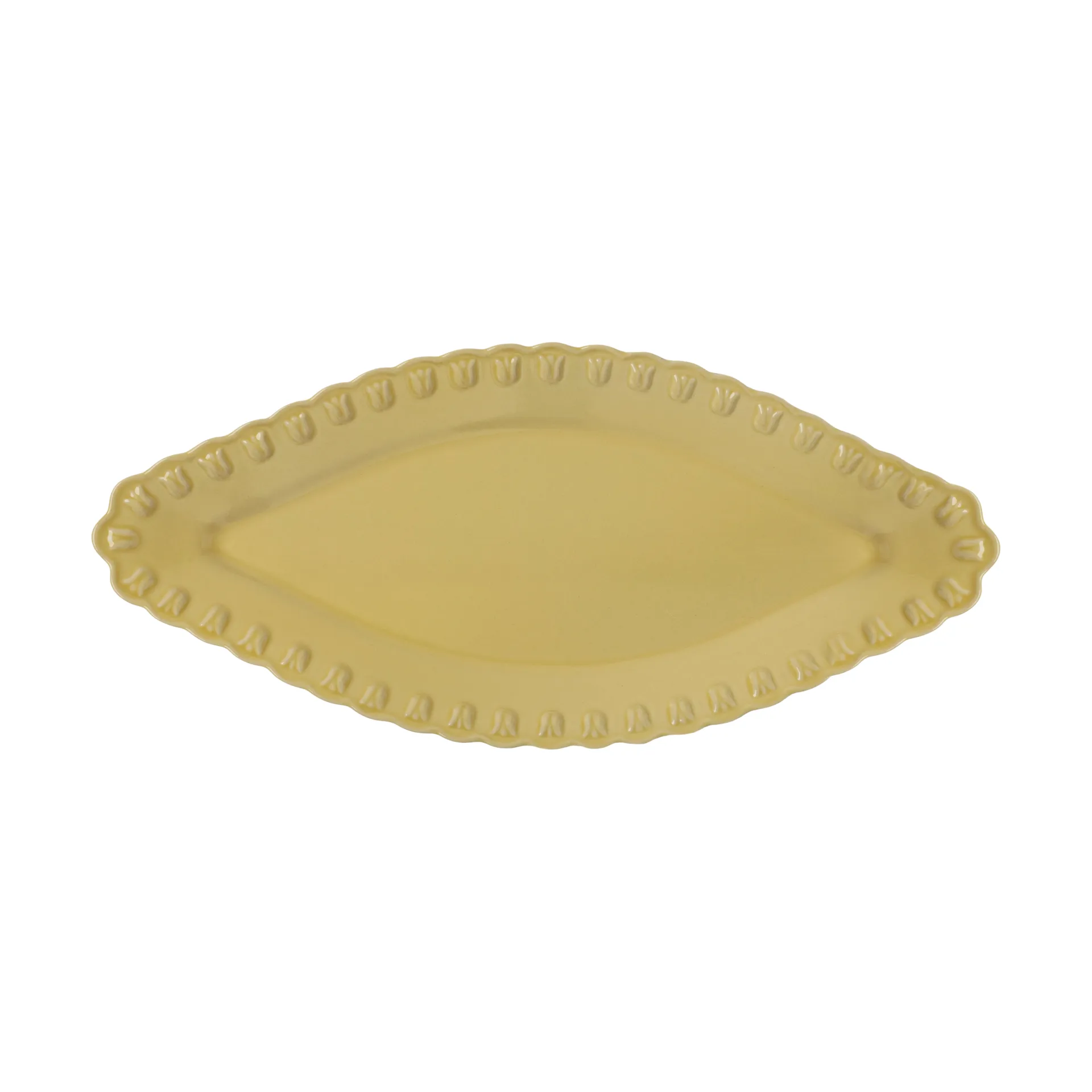 Tulipa travessa oval 20x45 cm, Lua Pálida PotteryJo