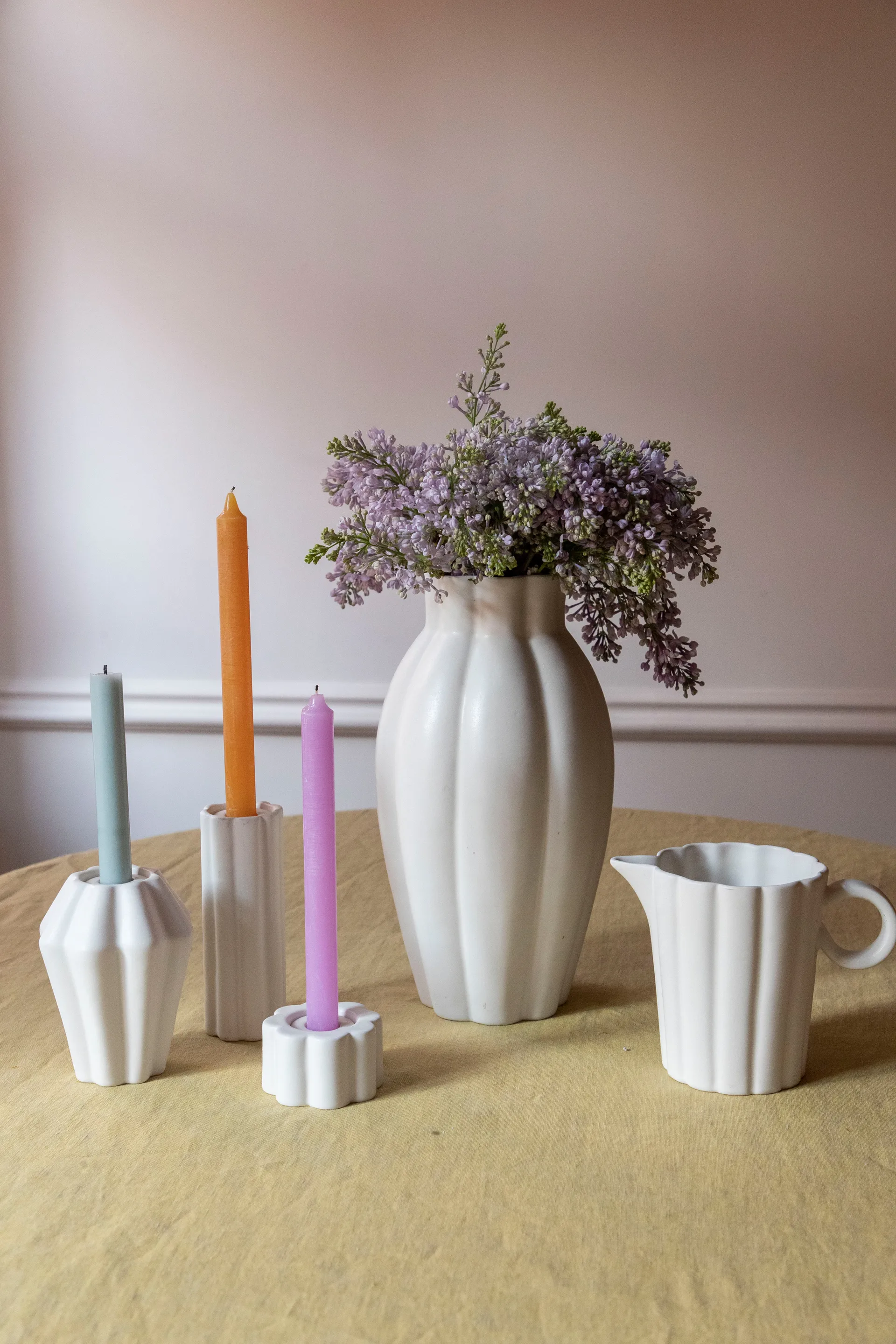Vaso Birgit 35 cm, Shell PotteryJo
