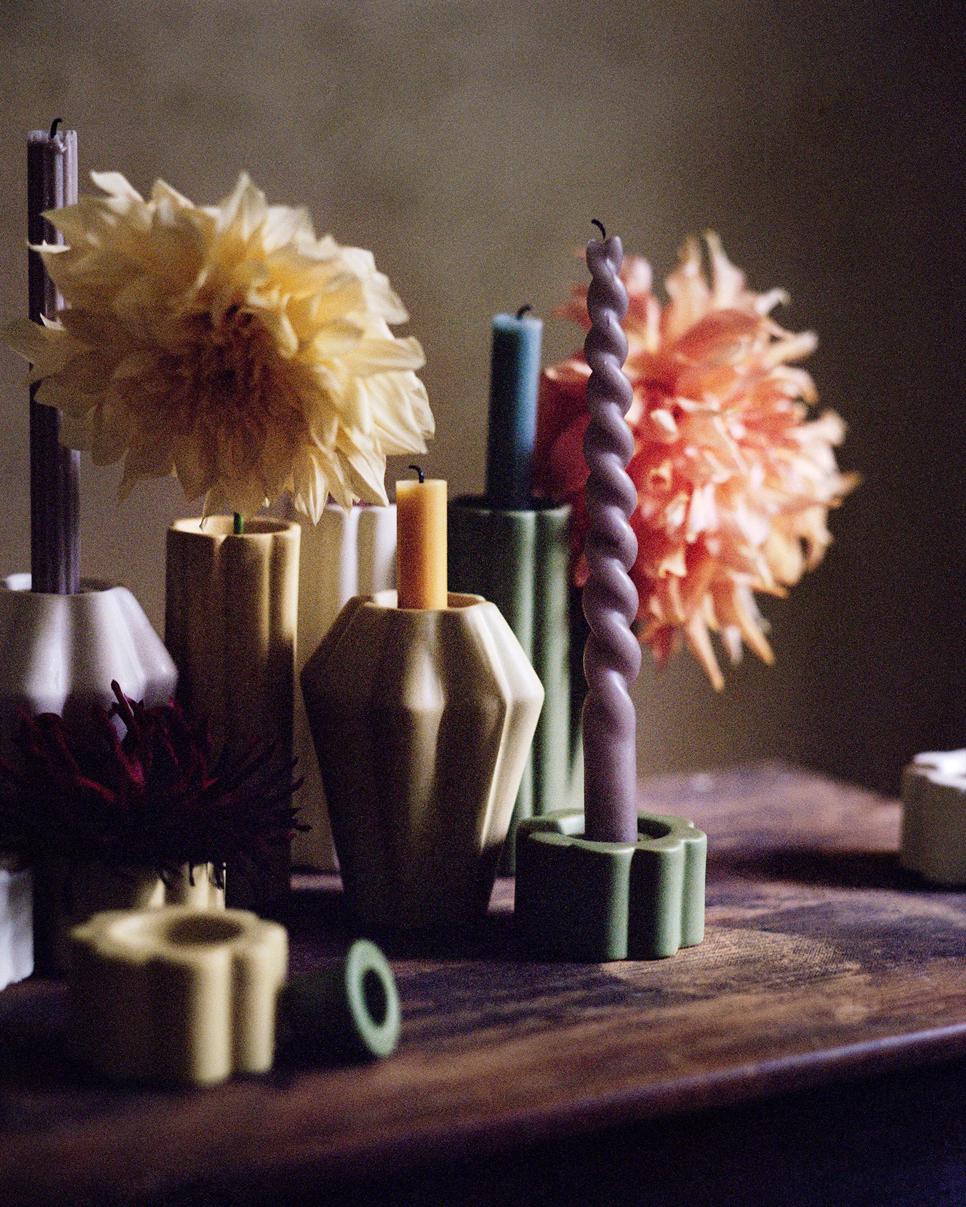 Vaso/lanterna Birgit 17 cm, Pale Yellow PotteryJo