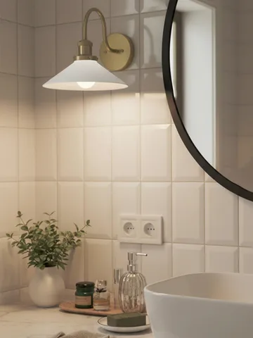 August arandela - Opal-latão - PR Home