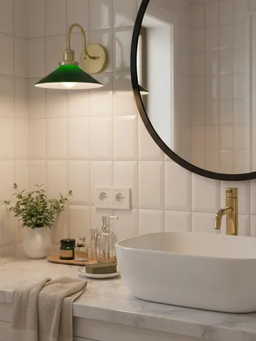 August arandela - Verde-latão - PR Home